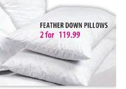 Feather Down Pillows-2 Pieces
