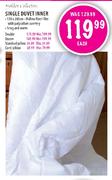 Single Duvet Inner-130x200cm