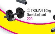 Trojan 10kg Dumbbell Set