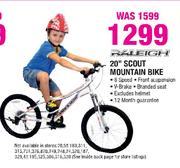 Raleigh 20" Scout Mountain Bike