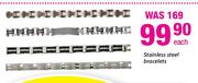 Stainless Steel Bracelets-Each