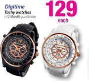 Digitime Tachy Watches-Each