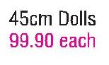 Dolls Assorted-45cm Each