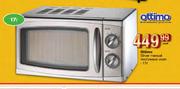 Ottimo 17Ltr Silver Manual Microwave Oven-Each