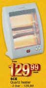 Sce Quartz Heater 2-Bar-Each