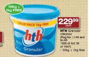 HTH Granular Chlorine-10Kg + 1Kg Free Each