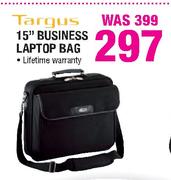 Targus 15" Business Laptop Bag-Each
