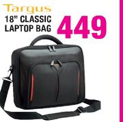 Targus 18" Classic Laptop Bag-Each