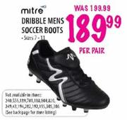 Mitre Dribble Mens Soccer Boots Per Pair Size 7-11