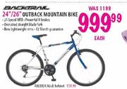 Backrail 24"/26" Outback Mountain Bike Each