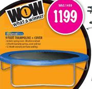 Bounceking 9 Foot Trampoline + Cover