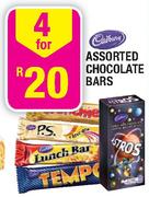 Cadbury Chocolate Bars - 4's