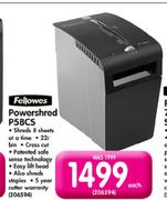 Fellowes Powershred P58CS-Each