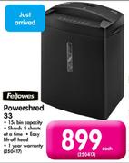 Fellowes Powershred 33-Each