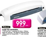 Fellowes Lunar A3 Laminator-Each