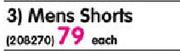 Endurance Mens Shorts-Each