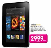 Amazon Kindle 7"Kindle HD Fire 16GB-Each
