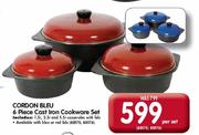 Cordon Bleu 6 Piece Cast Iron Cookware Set