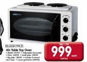 Elegance Table Top Oven-40Ltr