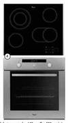 Whirpool 60cm Eye Level Undercounter Oven Plus 60cm Touch Control Ceramic Hob 