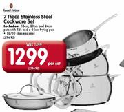 Russell Hobbs 7 Piece Stainless Steel Cookware Set Per Set