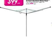 Deluxe 4-Ann Aluminium Rotary Dryer Each