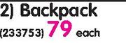Barbie Backpack (233753)-Each