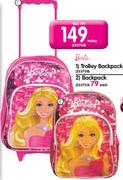 Barbie Trolley Backpack (233738)-Each