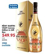 Remy Martin Vsop Cannes Edition In Gift Box-1x1ltr