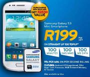 Samsung Galaxy S3 Mini Smartphone-On Straight Up 100 TopUp