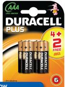 Duracell AA Batteries 4+2 Free