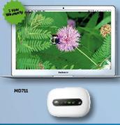 Apple Macbook Air 11" & Huawei R206 WiFi Router-On MY Gig 1