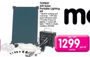 Topray 6W Solar Portable Lighting Kit-Per Kit