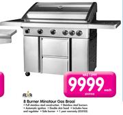 Alva 8 Burner Minotaur Gas Braai