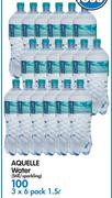 Aquelle Water-1.5L(Still/Sparkling)-3X6 Pack