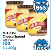  Melrose Cheese Spread(All Flavours)-3X400g
