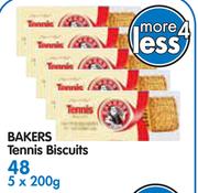 Bakers Tennis Biscuit-5X200g
