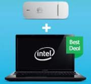 Lenovo G580+Huawei E3331 Modem On Smart Internet 750MB Promo