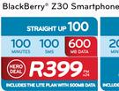 Blackberry Z30 Smartphone-On Straight Up 100
