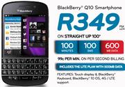 Blackberry Q10 Smartphone-On Straight Up 100
