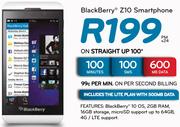Blackberry Z10 Smartphone-On Straight Up 100