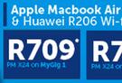 Apple Macbook Air & Huawei R206 Wi-Fi Router-On MyGig 1