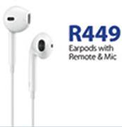 Apple Expods With Remote & Mic