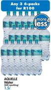 Aquelle Water Still/Sparkling-3x1.5L 6 Pack