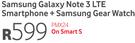 Samsung Galaxy Note 3 LTE Smartphone+ Gear-On Smart S