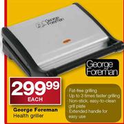 George Foreman Health Griller
