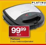 Platinum 2-Sny Toebroodjiemaker