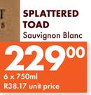Splattered Toad Sauvignon Blanc-6 x 750ml