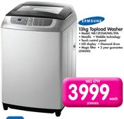 Samsung 13kg Topload Washer WA13F5S4UWA/XFA