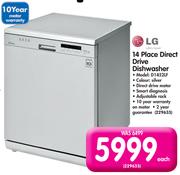 LG 14 Place Direct Drive Dishwasher D1452LF